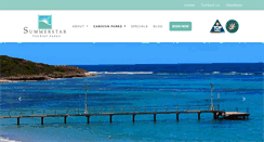 Desktop Screenshot of horrocksbeachcaravanpark.com.au